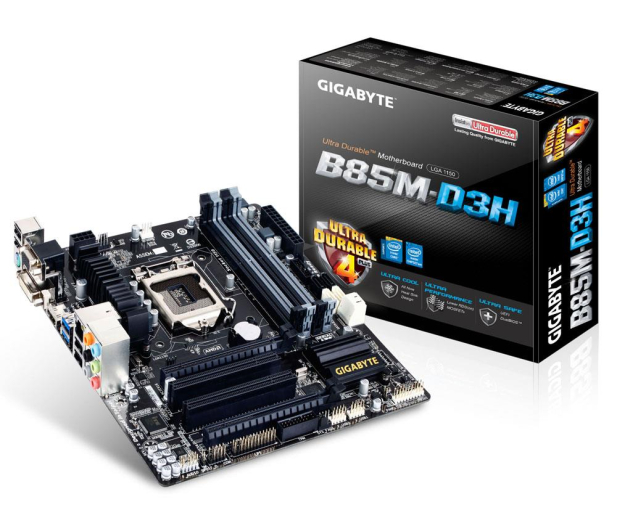 Gigabyte GA-B85M-D3H (B85 2xPCI-E DDR3) - 151872 - zdjęcie